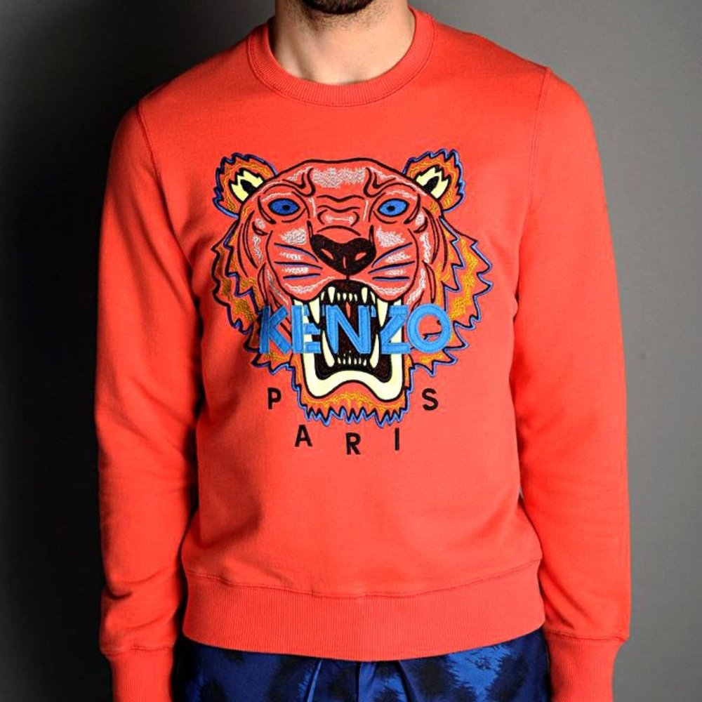 Kenzo SS13 Salmon Tiger Sweatshirt